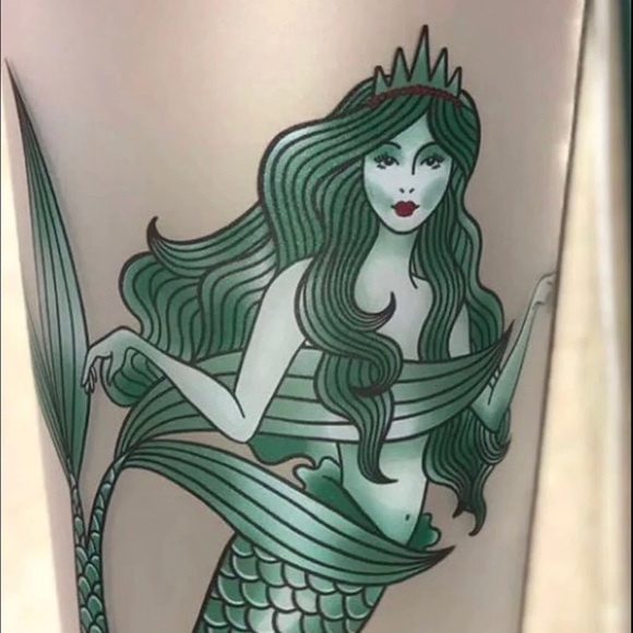 Starbucks Other - Starbucks Mermaid Siren Reusable Cold Cup Tumbler